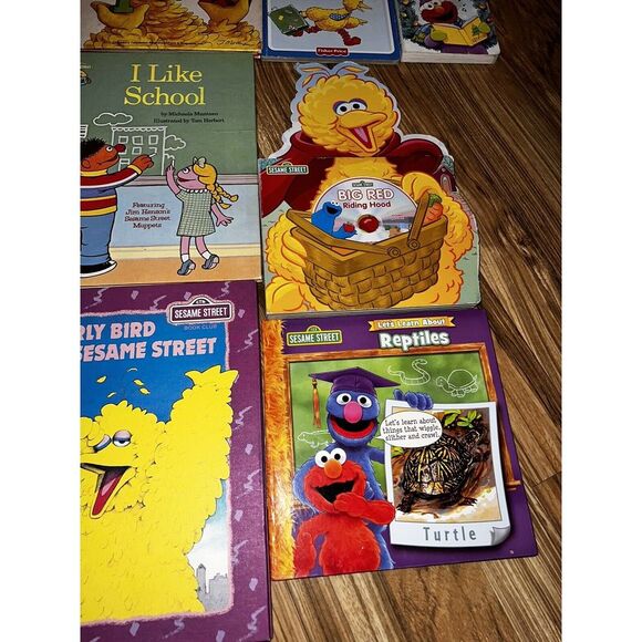 Sesame Street Vintage Books Big Bird Elmo Grover 1978 Lot Of 11 - Picture 5 of 5